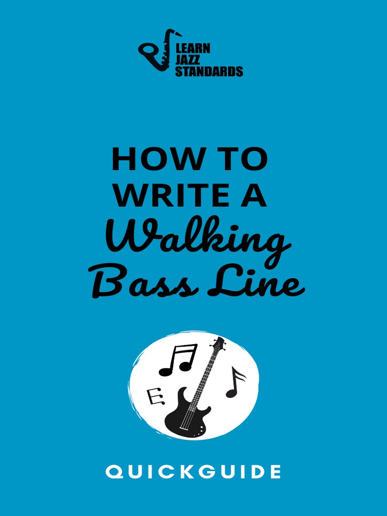 How To Write A Walking Bass Line PDF Chord (Music) Harmony
