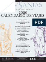 Calendario de Viaje 2020 Pausanias PDF