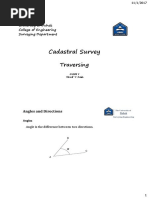 Cadastral Survey: Traversing