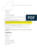 Evaluación inicial sobre las necesidades financieras de una empresa