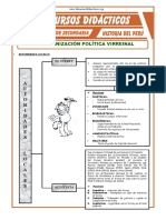 Autoridades Locales en El Virreinato Del Perú para Segundo Grado de Secundaria