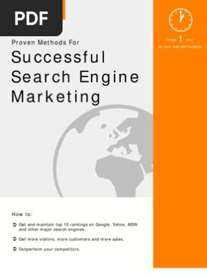 Sucessful Search Engine Marketing