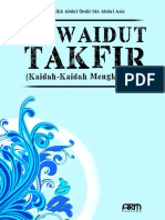 Qowaidut Takfir (Kaidah-Kaidah Mengkafirkan)