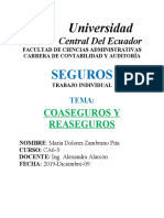 Coaseguros y Reaseguros