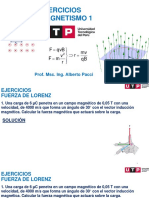 Clase 12 - Ejercicios Electromagnetismo 1 PDF