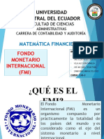Universidad Central Del Ecuador: Matemática Financiera Ii
