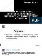 Modelado de Funciones Exponenciales. Interés Compuesto e Interés Continuo