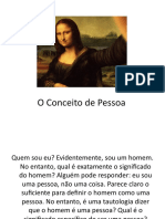 O Conceito de Pessoa