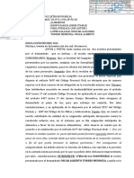 Inadmisible Alimentos Demandado