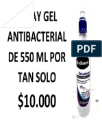 Si Hay Gel Antibacterial de 550 ML Por Tan Solo
