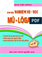 Trac Nghiem VD VDC Mu Logarit Dang Viet Dong PDF