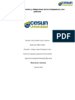 Actividad 2.2. Derechos y Obligaciones de Los Trabajadores y Los Patrones