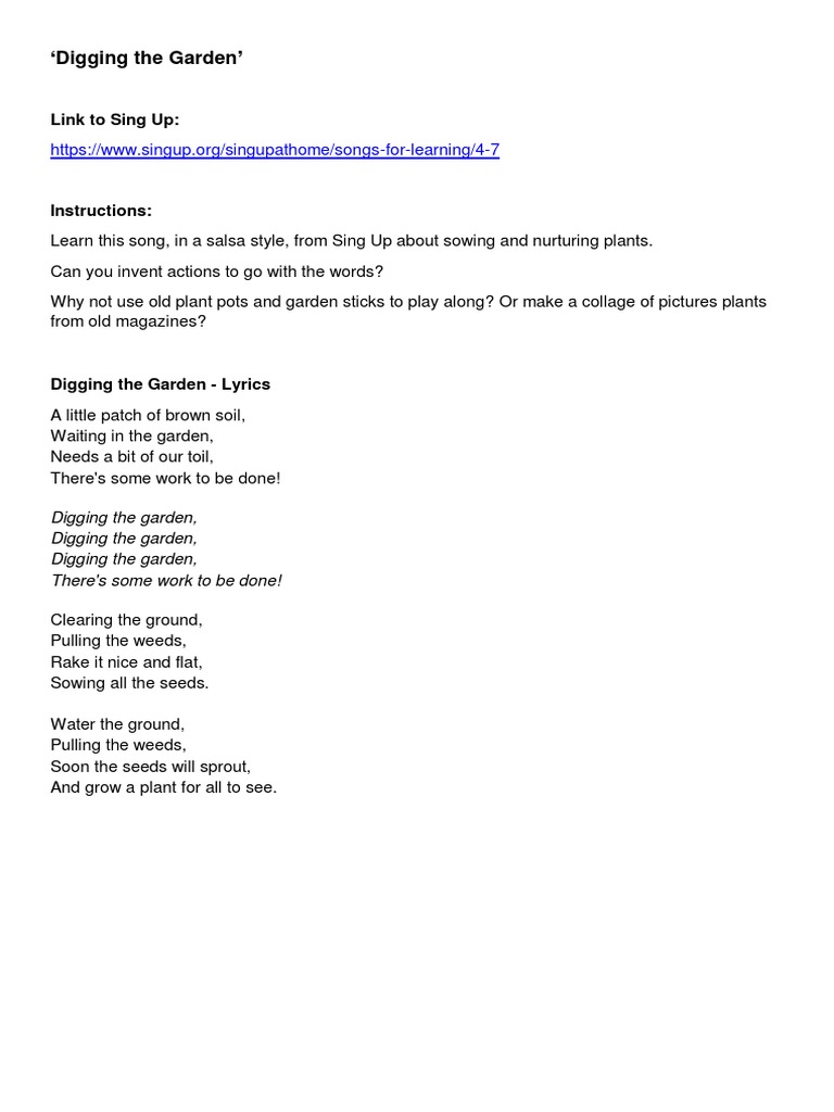 Digging The Garden | PDF