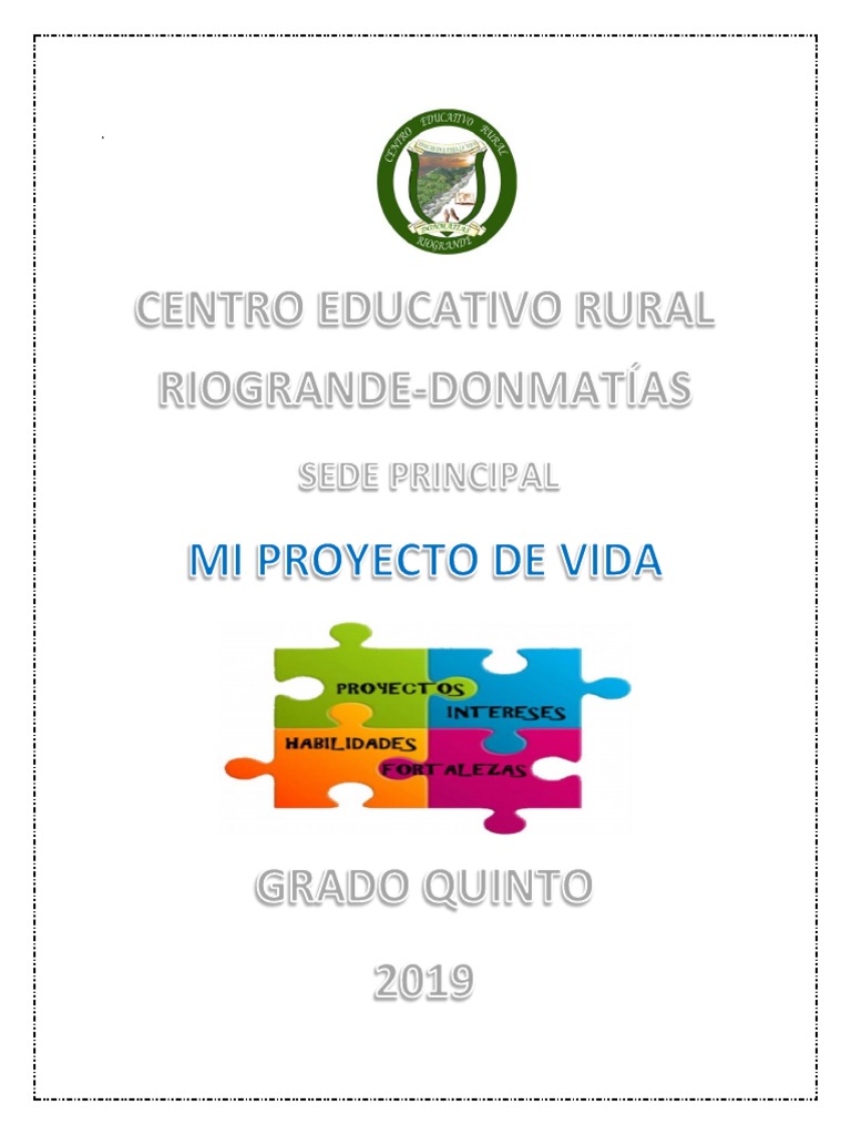 Guía para el Proyecto de Vida 5º Grado | PDF | Entorno natural | Science