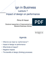 Design in Business: Impact of Design On Performance
