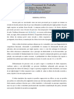 Direito Processual Do Trabalho - Resenha 2