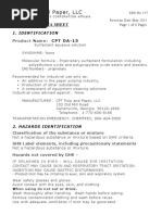 CPT Pulp and Paper, LLC: Ghs Safety Data Sheet