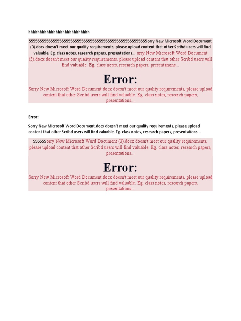 Error | PDF
