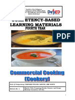 CBLM Commercial Cooking Fourth Year
