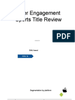 Player Engagement - Sports Title Review