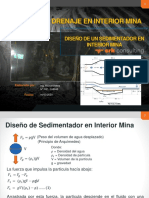 Diseño de Un Sedimentador en Interior Mina