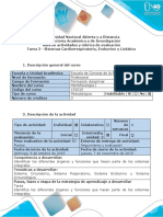 Guía de Actividades y Rúbrica de Evaluacion - Tarea 3 - Sistemas Cardiorrespiratorio, Endocrino y Linfático