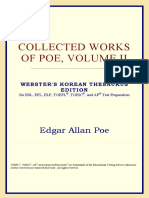 Edgar Allan Poe-Collected Works of Poe, Volume II (Webster's Korean Thesaurus Edition) (2006)