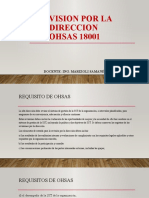 Revision Por La Direccion OHSAS 18001: Docente: Ing. Marizoli Samané Cutipa