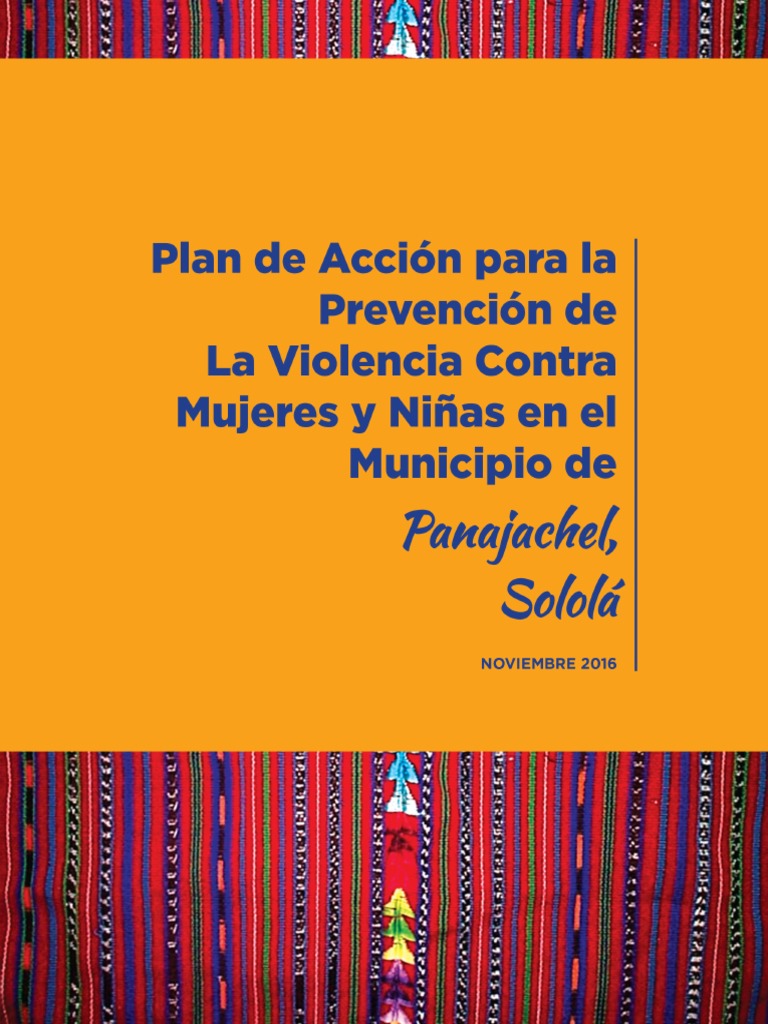 Plan de Prevención de Violencia en Panajachel | PDF | La violencia ...