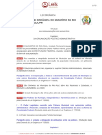 PDF Lei Organica Municipal