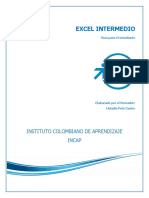 Excel Intermedio: Instituto Colombiano de Aprendizaje Incap