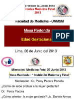 Mesa Redonda: Facultad de Medicina - Unmsm