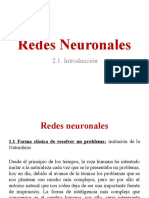 2.1. Redes Neuronales. - Introducción