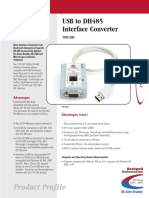 Product Profile: USB To DH485 Interface Converter