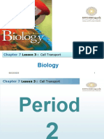 Biology: Lesson 3: Cell Transport Lesson 3: Cell Transport