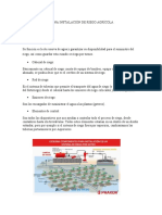 Componentes de Una Instalación de Riego Agrícola