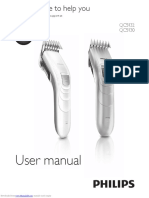 Philips Hair Clipper User Manual