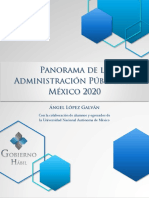 Panorama de La Administración Pública en México 2020