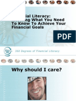 Financial Literacy: Knowing What You Need To Know To Achieve Your Financial Goals