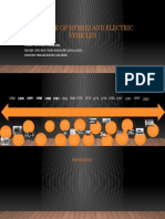 Timeline of Hybrid and Electric Vehicles