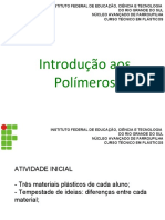 Aula 2 - Introdução aos Polímeros 1