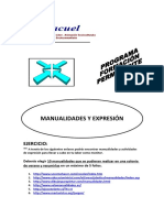 Ejercicios de MANUALIDADES Y EXPRESION