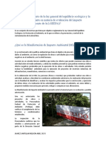 Manifiesto de impacto ambiental e informe preventivo