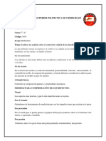 Realizar Un Análisis Sobre El Control de Calidad de Las Fundiciones PDF