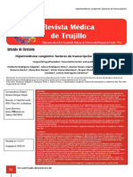 Factores de transcripción tiroideos y calidad de vida en hipotiroidismo congénito