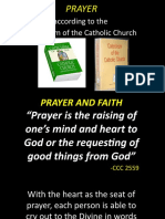 According To The Catechism of The Catholic Church: Prayer