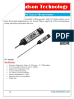TP101 Thermometer PDF