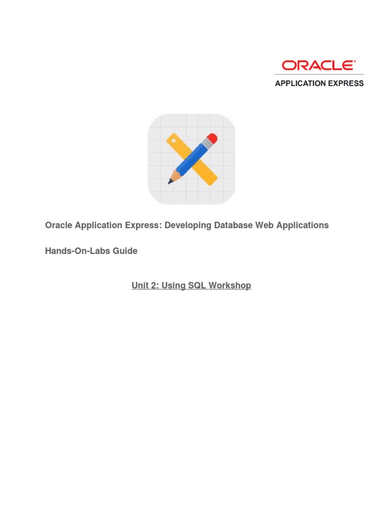 Oracle Application Express: Developing Database Web Applications | PDF ...