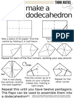 think maths - dodecahedron