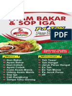 BANNER MENU AYAM BAKAR